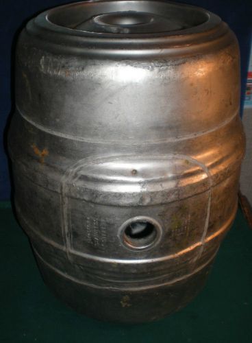 Firestone Stainless Steel 15.5g beer Keg BARREL Galveston Houston Breweries Inc