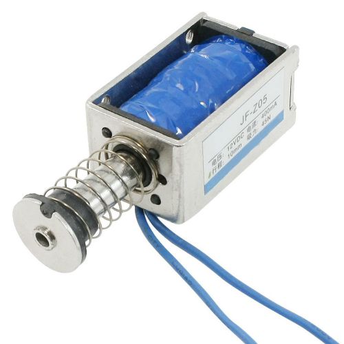 Dc 12v 400ma push pull type open frame solenoid 10mm 45n 9.9lb for sale