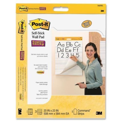 2 packs of 2 pads Post-it Easel Pads Self-Stick Wall Easel Ruled Pad