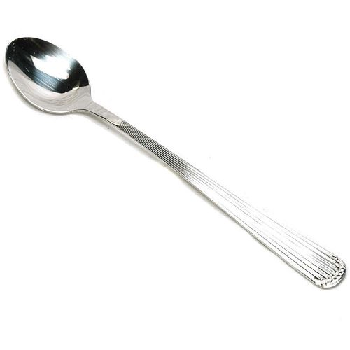 Pasta iced tea spoon 2 dozen count stainless steel silverware flatware for sale