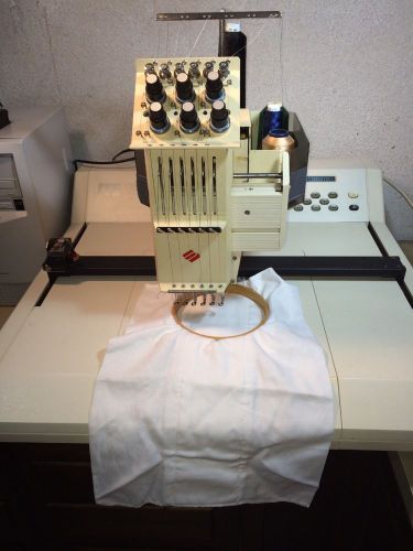 Melco 6 Needle 1 single Head embroidery machine