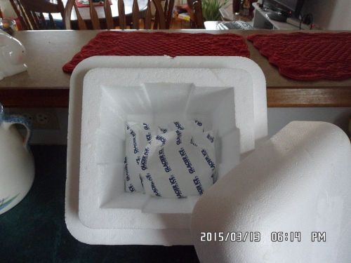 Mailing Styrofoam cooler and gel packs