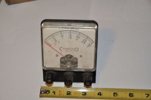 Vntage Cambosco D.C. voltmeter (O - 30 volts) - Good Condition