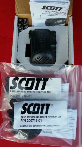 BRAND NEW in box Scott Epic PN 200260-01 SCBA Mask Voice Amp Amplifier with ring