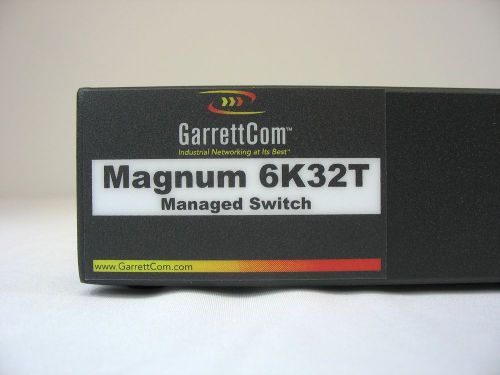 Garrettcom magnum 6k32t managed switch 16port rj45  - 6 month warranty for sale