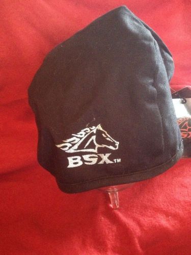 BSX BC5B-BK Black Cotton Welding Beanie Horse Head Logo One Size Fits All