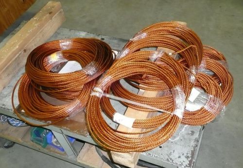 Litz wire, magnet wire, 22awg, 6awg-equivalent,  45 strand, cut 2x75 feet =150ft for sale