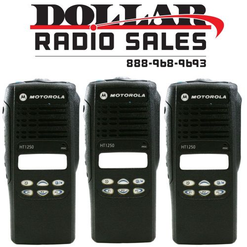 3 New Refurbished Front Housing for Motorola HT1250 16CH Two Way Radios 