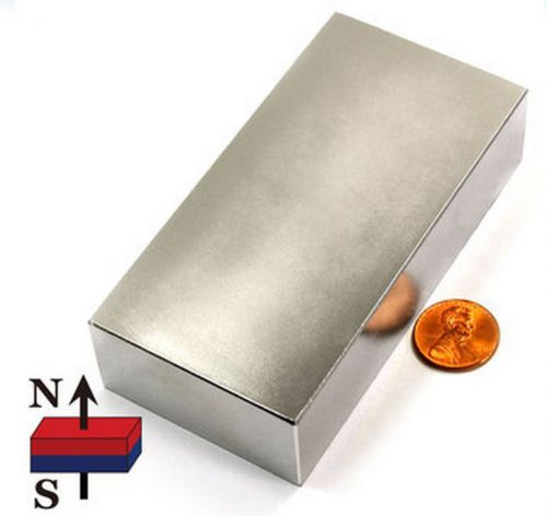 N45 Neodymium Rectangle Super Magnet 4x2x1 Rare Earth