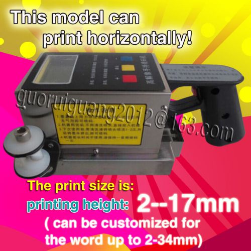 Handheld inkjet printer coding machine for trademark,logo,graphic,datecode