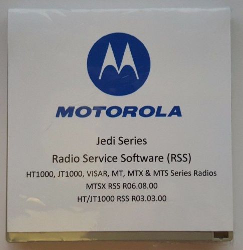 Motorola Radio Service Software RSS RVN4089 & RVN4097 MT, MTSX, MTX, HT1000-
							
							show original title