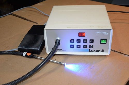 Ablestik Luxor 3 Scholly FX650 UV Curing System Foot Peddle Wand Loctite