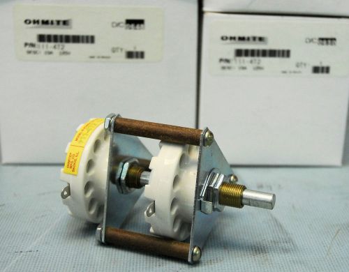 Ohmite power switch, PN 111-4T2 15A  125V PRICE REDUCED !!!