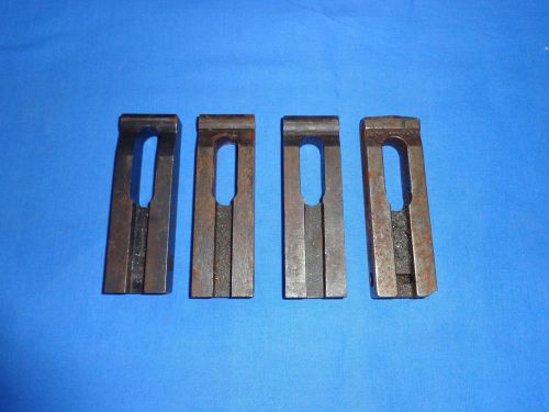 Set of 4 milling machine hold down clamp mill work holding tool 4&#034; long cl 6 cs+ for sale