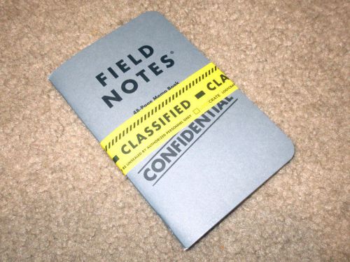 Field Notes Loot Crate Exclusive Classified Edition Memo Books New 2 Pack