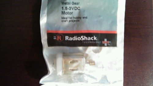 RadioShack Metal Gear Hobby Motor - 1.5 - 3VDC - Item #273-0258