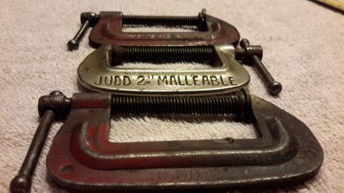 Judd C-Clamps 2 Inch lot of 3
