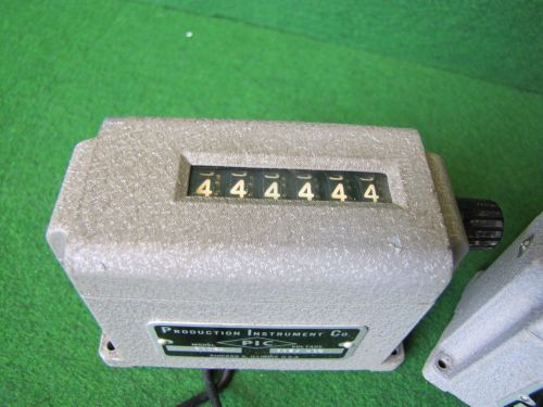 6 Digit PIC Electric Root Counter Model 6115A 115 Volts 60 Cycles. #2