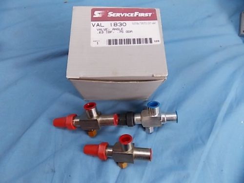 Service First VAL1830 Angle Valve .63 IDF .75 ODM 2701-5180-01-07  NEW 3each