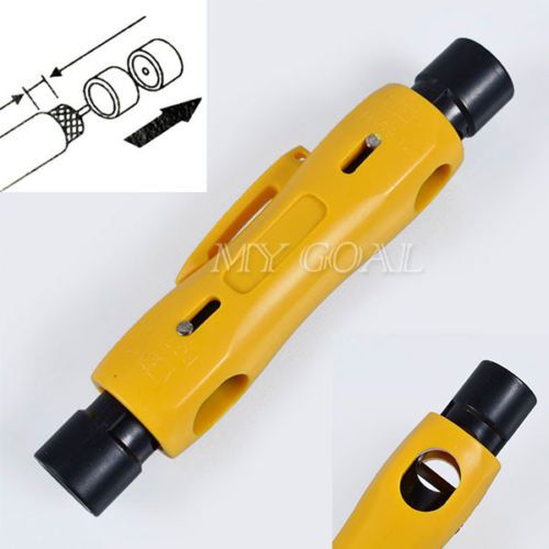 Speedy Coax Coaxial Wire Cable Cutter Stripper Tool For RG6 RG59 RG7 RG11 CAT5/6