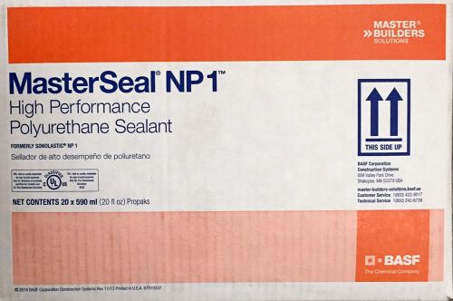 MasterSeal BASF NP1 Caulk Sealant - WHITE - 20 Sausages/Case - 20 oz Sausages