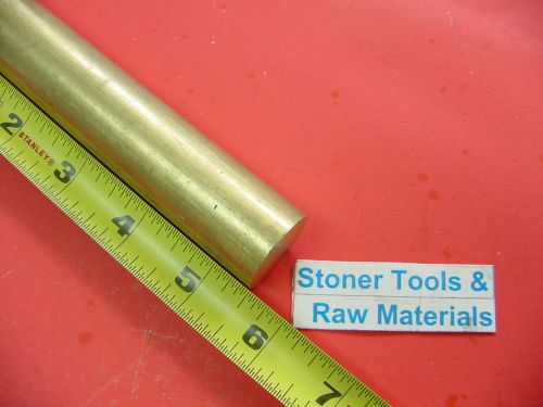 1&#034; brass c360 round rod 5.5&#034; long 1.000&#034; h02 solid brass bar new lathe bar stock for sale