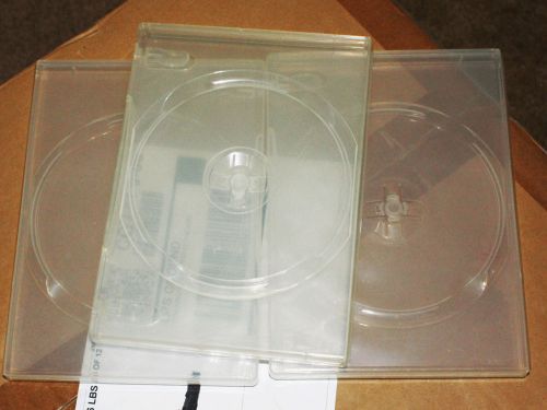 10 Clear Amaray Style DVD Cases  - New