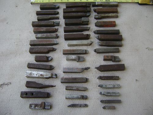 LOT OF 11 lbs. LARGE  CARBIDE TIPPED  LATHE CUTTING BITS