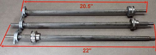 Good smooth working of three spline shaft with rotary belt and 2.5&#034; 2-bolt flang for sale