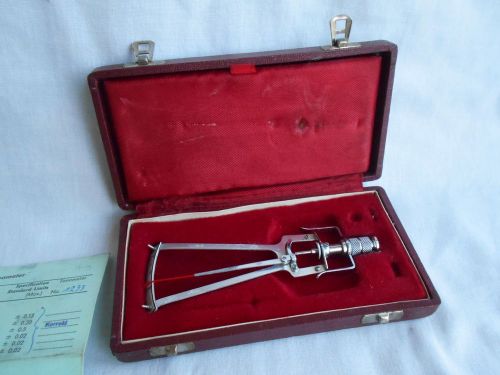 Vintage Shiotz Improved Tonometer 1295 Optometry Kit w/Case