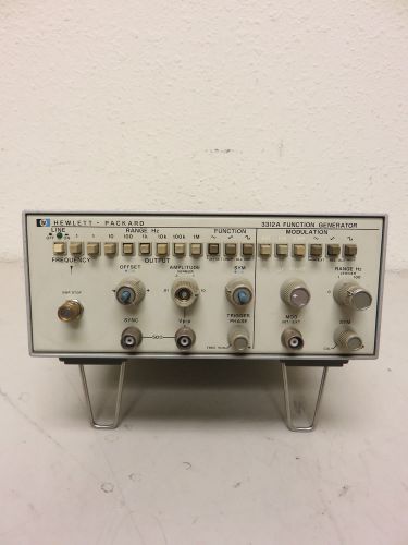 Hewlett-Packard 3312A Function Generator sold for Parts