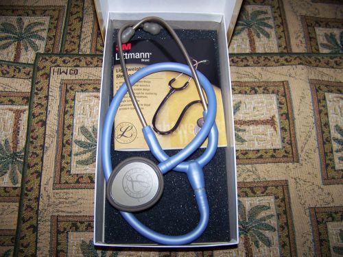 3m littmann lightweight ii se stethoscope ceil blue  2454 for sale