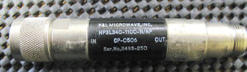 K&amp;L Low Pass Filter  HP3L340-1100-N/NP Cut Off At 1060 MHz