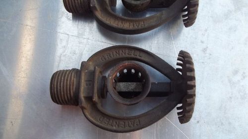 Grinnell  #13 Brass  Automatic Fire Sprinkler.1953..165*   qty 3..all intact