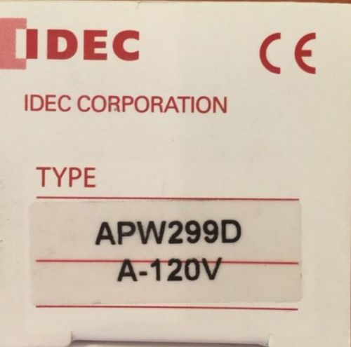 IDEC APW299D, A-120V Panel Mount Indicator Led 22Mm Amber 120V