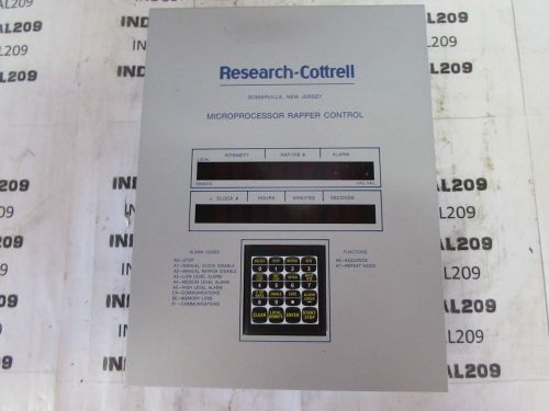 RESEARCH COTTRELL MICROPROCESSOR CONTROL RK1545 RAP CPU NEW