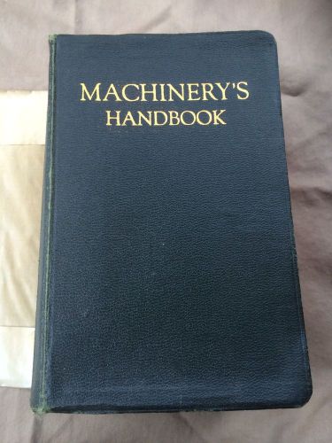 Machinery&#039;s Handbook 1924 6th Edition, Industrial,Engineer, Machinests Handbook