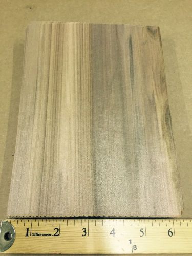 Red Gum wood veneer 6&#034; x 8&#034; raw no backer &#034;A&#034; grade quality 1/42&#034; thickness &#034;A&#034;