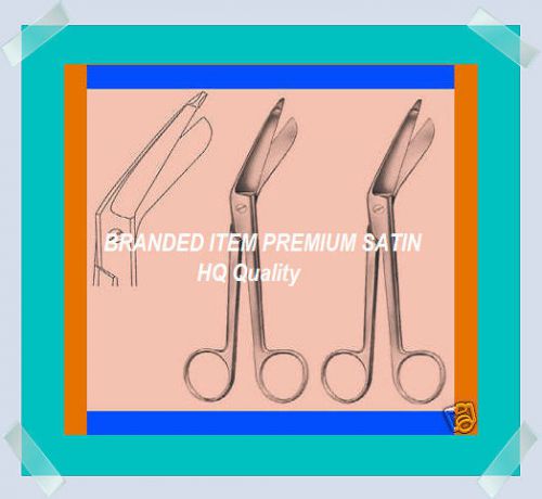 6 Lister Bandage Scissors 5.5&#034; Surgical Medical Inst.  Famous Brand engraved