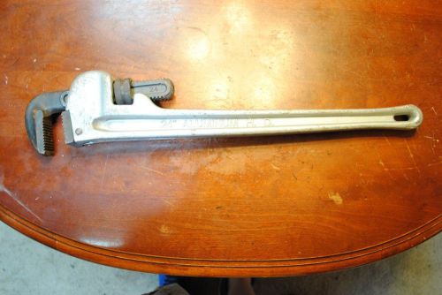 24&#034; aluminum pipe wrench not rigid for sale