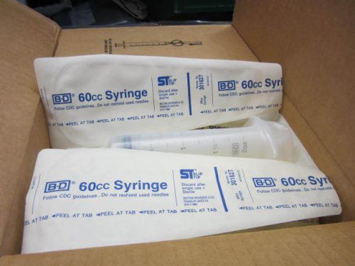 50   B-D Sterile 60 ml cc Irrigation Syringe Slip Tip (50) Each 301627