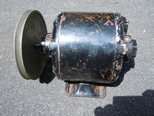 Vintage westinghouse electric motor 1/3 hp with 6&#034; pulley 1725 rpm 5.7 amp for sale