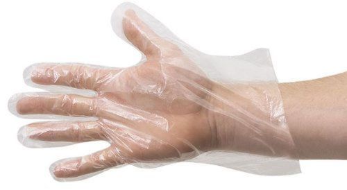 Disposable gloves large clear (pack of 500) for sale