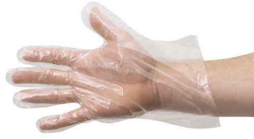 Disposable gloves large clear (pack of 500) for sale