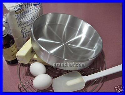 8&#034; x 2&#034; Cake Layer Pan - Aluminum ~Made for Food Service Trade ~ Brand New