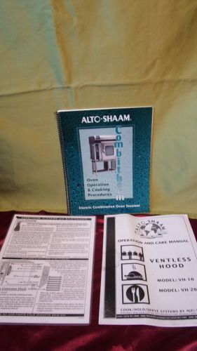 Alto Shaam Combitherm Oven User Manual &amp; VH-10 / VH-20 User Manual