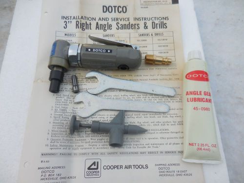 NEVER USED MDL-10L1200-36 DOTCO Right Angle Air Grinder 1/4&#034; Collet 12,OOO RPM