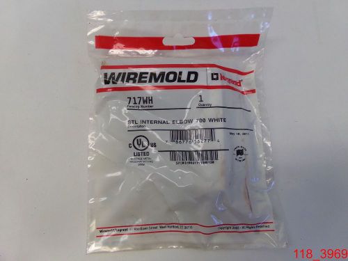 Qty=8 wiremold 717wh stl internal elbow 700 white for sale