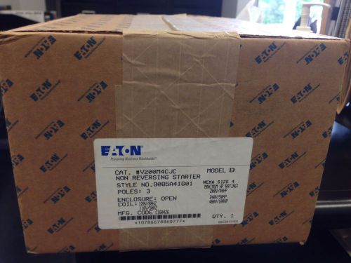 EATON V200M4CJC Size 4 110 120 V 40-100 HP V200 Vacuum Starter *SEALED BOX*