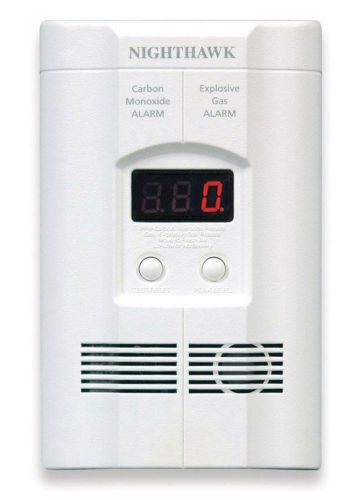 AC Wall Plug-In Combination Explosive Gas Carbon Monoxide Alarm Detector Battery